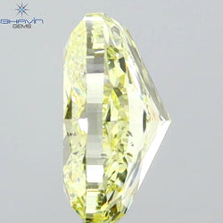 GIA Certified 1.30 CT Oval Shape Natural Diamond Yellow Color SI1 Clarity (7.51 MM)