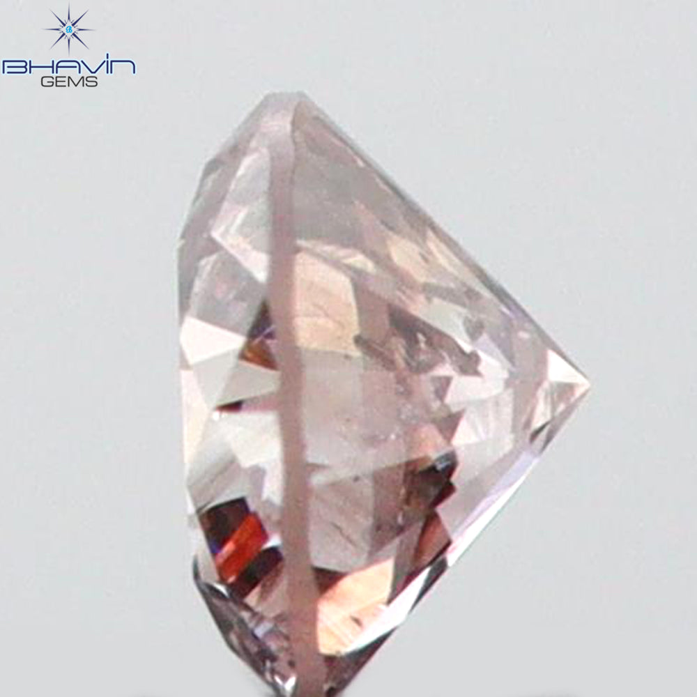0.05 CT Round Shape Natural Diamond Pink Color SI1 Clarity (2.29 MM)