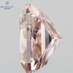 0.25 CT Radiant Shape Natural Diamond Pink Color SI2 Clarity (4.00 MM)