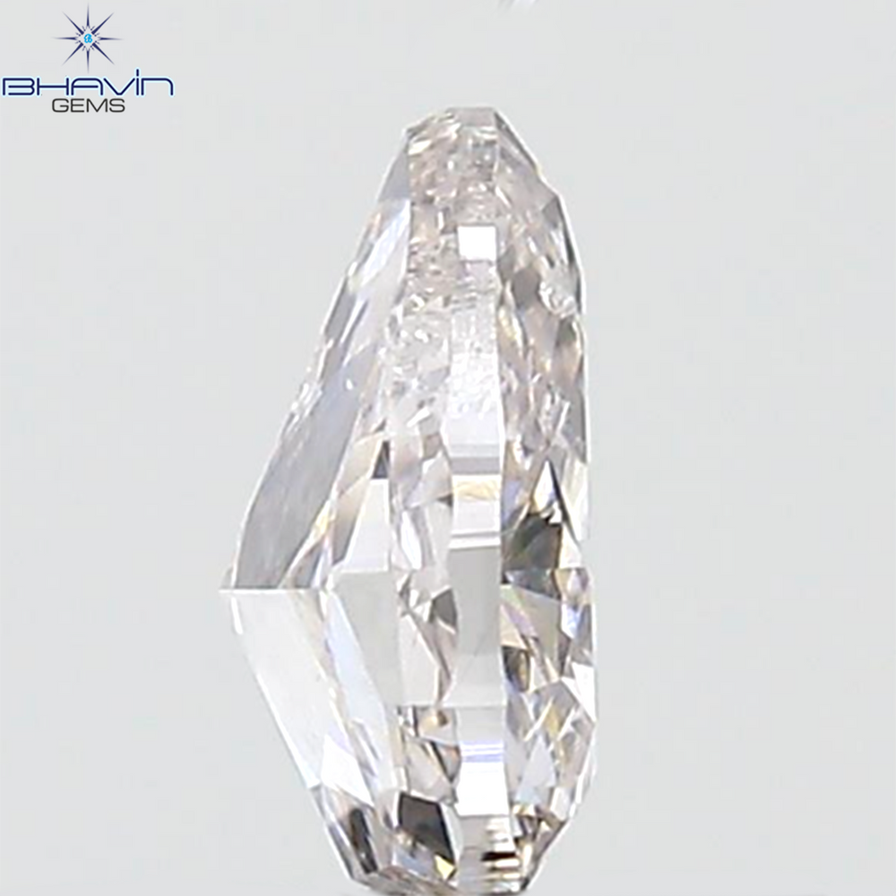 GIA Certified 0.50 CT Pear Diamond Pink Color Natural Loose Diamond (6.17 MM)