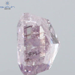 0.31 CT Radiant Shape Natural Diamond Pink Color I3 Clarity (3.66 MM)