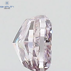 GIA Certified 0.25 CT Cushion Diamond Purplish Pink Color Natural Loose Diamond I1 Clarity (3.59 MM)
