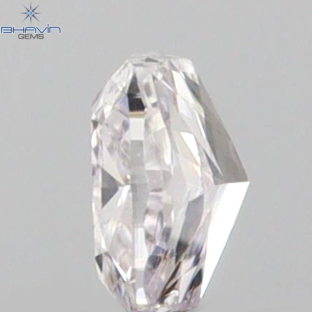 0.10 CT Cushion Shape Natural Diamond Pink Color SI1 Clarity (2.80 MM)