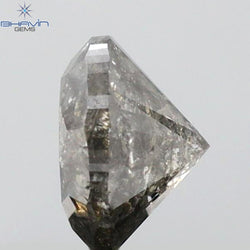 0.99 CT Round Shape Natural Diamond Salt And Papper Color I3 Clarity (6.00 MM)