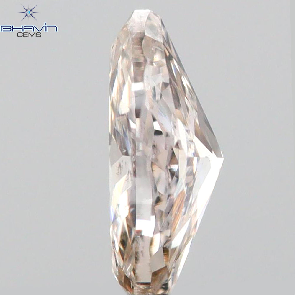 0.16 CT Marquise Shape Natural Loose Diamond Pink Color VS2 Clarity (4.71 MM)