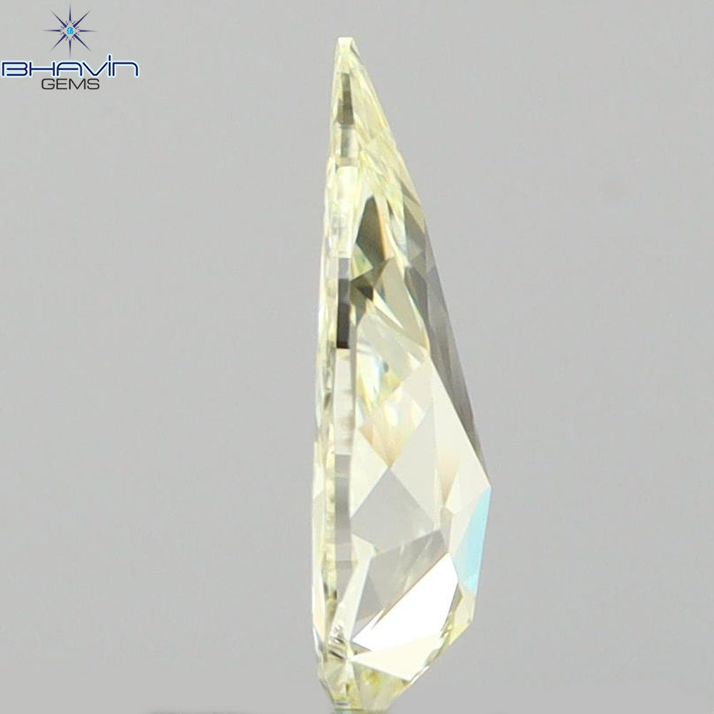 0.23 CT Pear Shape Natural Diamond White Color VS1 Clarity (6.27 MM)
