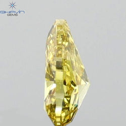 0.14 CT Pear Shape Natural Diamond Yellow Color VS1 Clarity (4.13 MM)