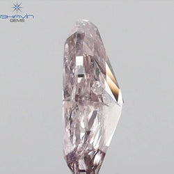 0.10 CT マーキス シェイプ ナチュラル ルース ダイヤモンド ブラウン ピンク カラー VS2 クラリティ (5.00 MM)