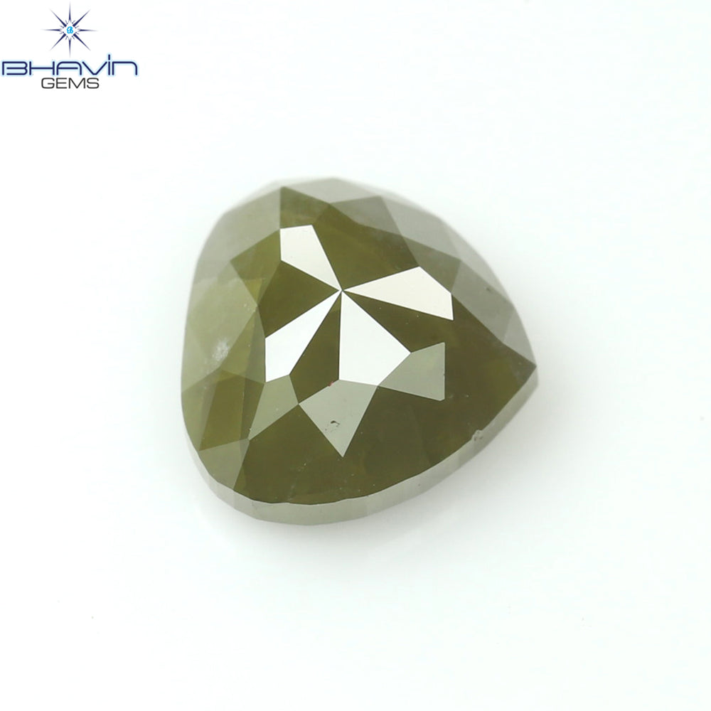 1.64 CT Heart Shape Natural Diamond Yellow Color I3 Clarity (7.00 MM)