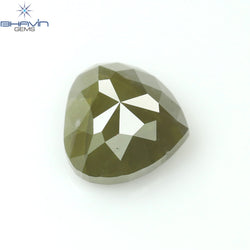 1.64 CT Heart Shape Natural Diamond Yellow Color I3 Clarity (7.00 MM)