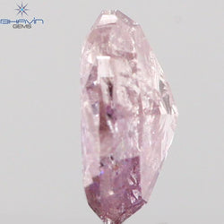 0.37 CT Oval Shape Natural Diamond Pink Color I3 Clarity (4.87 MM)
