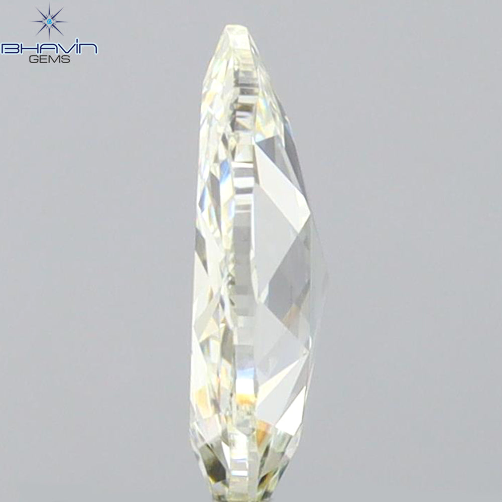 0.64 CT Marquise Shape Natural Diamond Yellowish White Color VVS1 Clarity (7.55 MM)
