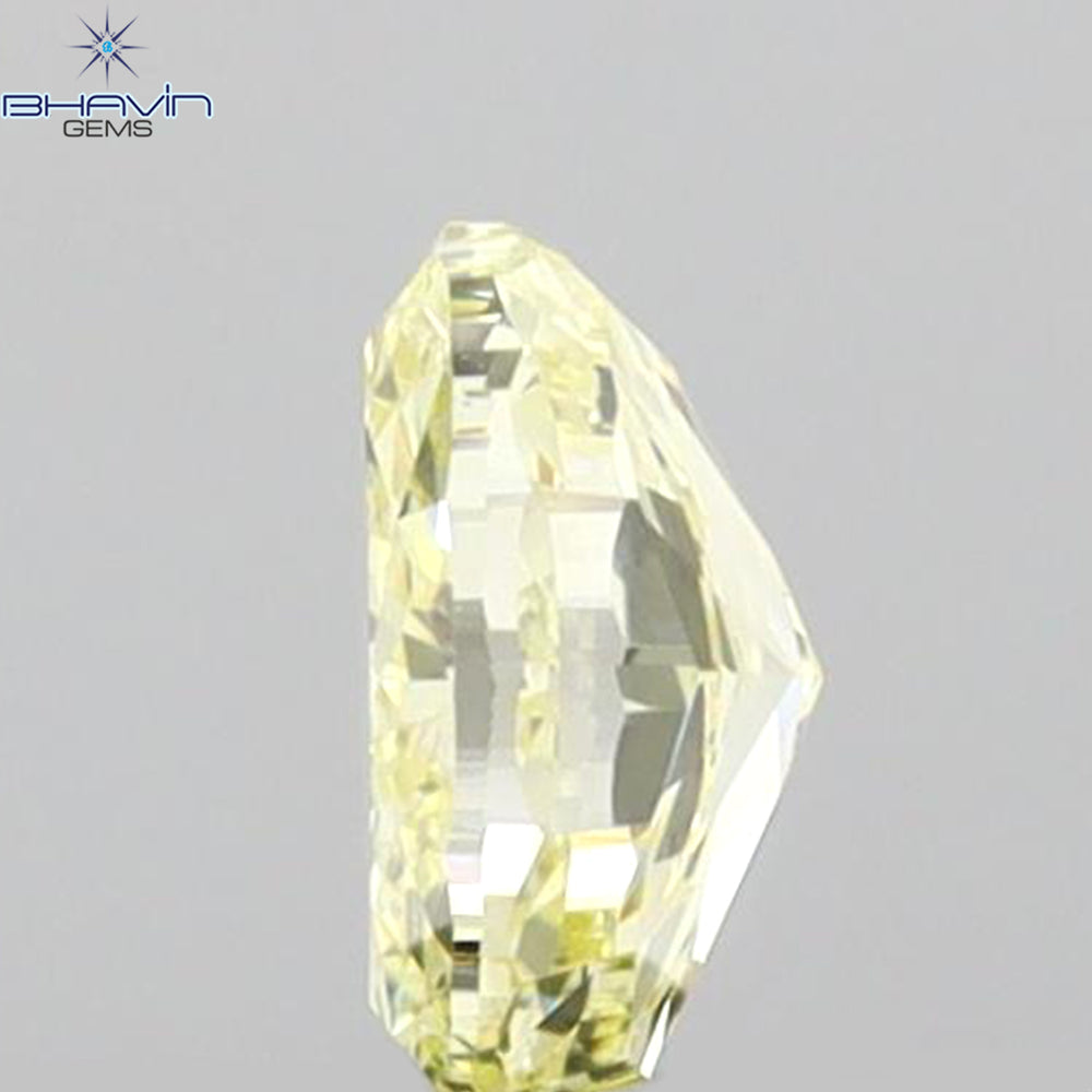 0.31 CT Oval Shape Natural Diamond Yellow Color VS1 Clarity (4.60 MM)