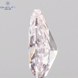 0.17 CT Pear Shape Natural Diamond Pink Color SI1 Clarity (4.40 MM)