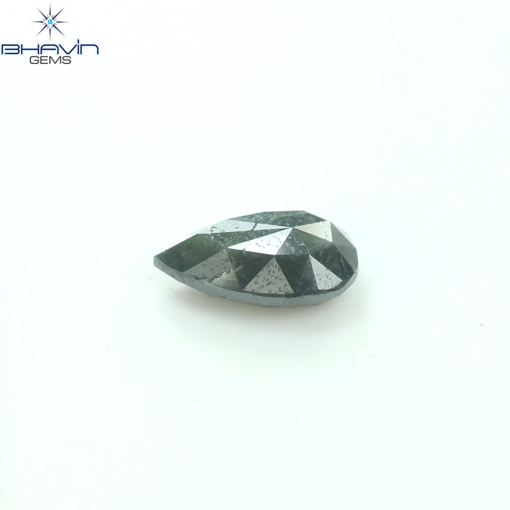 0.67 Pear Shape Natural Diamond Blue Color I3 Clarity (7.05 MM)