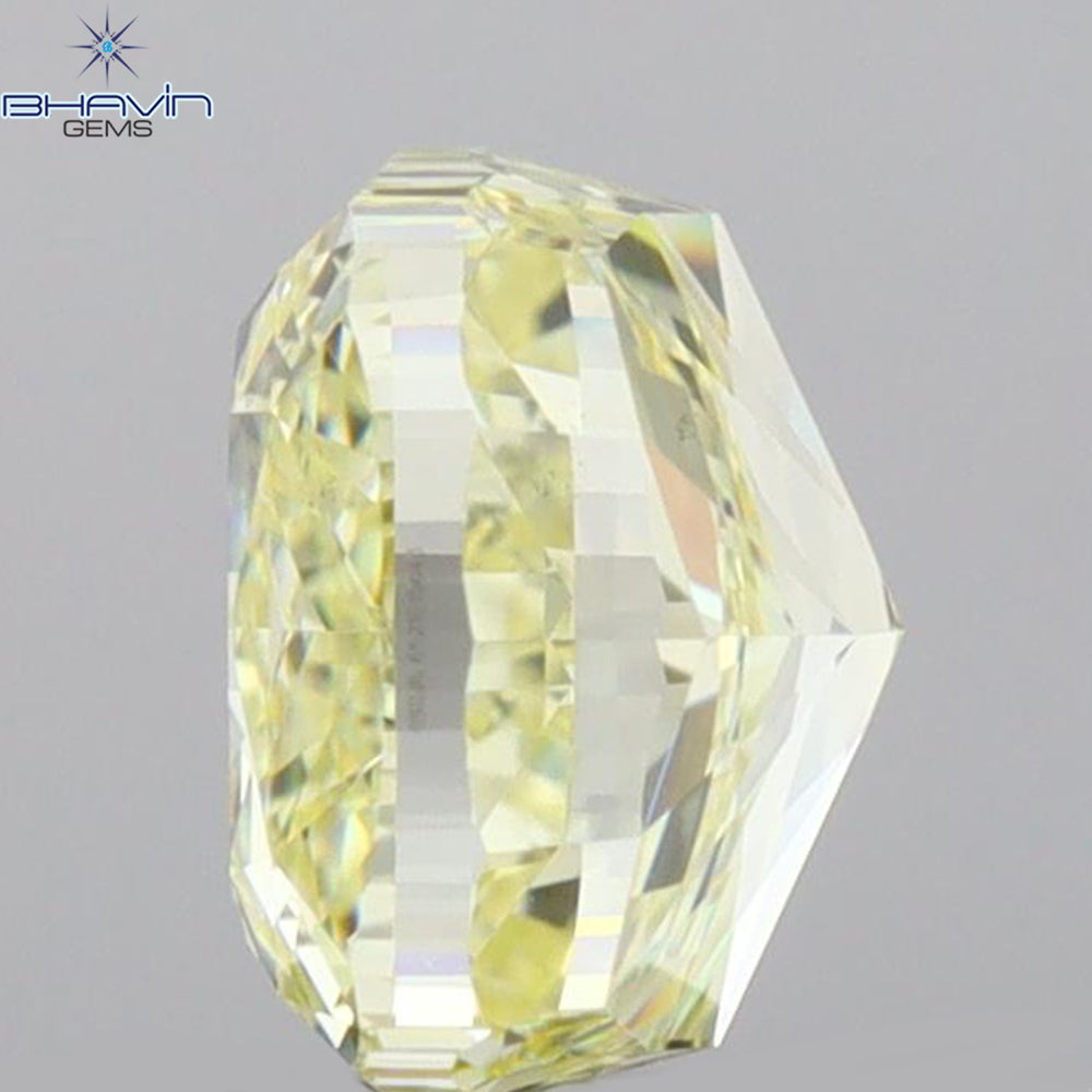 GIA Certified 1.58 CT Cushion Diamond Yellow Color Natural Diamond VS2 Clarity (6.16 MM)