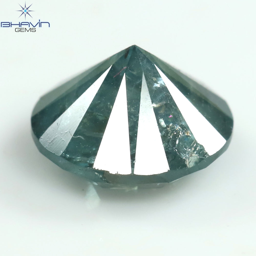 0.25 CT ラウンド ダイヤモンド ナチュラル ルース ダイヤモンド ブルー カラー I3 クラリティ (3.79 MM)