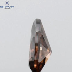 0.11 CT Pear Shape Natural Diamond Red Color VS1 Clarity (3.70 MM)
