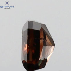 0.20 CT Radiant Shape Natural Diamond Red Color SI1 Clarity (3.17 MM)