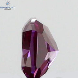 0.39 CT クッション シェイプ ナチュラル ルース ダイヤモンド 強化グリーン カラー VS2 クラリティ (4.26 MM)