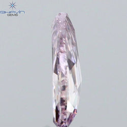 0.09 CT Pear Shape Natural Diamond Pink Color I1 Clarity (3.97 MM)