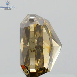 0.55 CT Cushion Shape Natural Diamond Brown Color SI1 Clarity (4.55 MM)