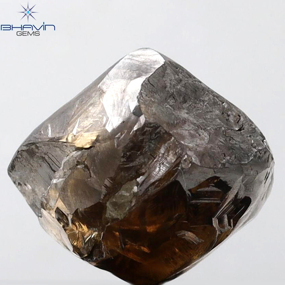 14.78 CT Rough Shape Natural Loose Diamond Brown Color I3 Clarity (14.00 MM)