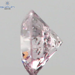 0.03 CT Round Shape Natural Diamond Pink (Argyle) Color SI1 Clarity (1.93 MM)