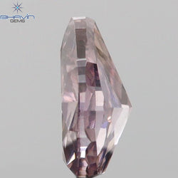 0.15 CT Pear Shape Natural Diamond Pink Color VS1 Clarity (4.19 MM)