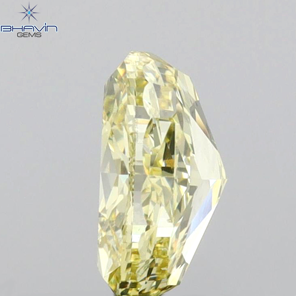 GIA Certified 1.01 CT Oval Shape Natural Diamond Yellow Color SI2 Clarity (7.01 MM)