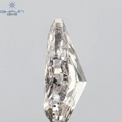 0.23 CT Pear Shape Natural Diamond Pink Color I2 Clarity (5.10 MM)