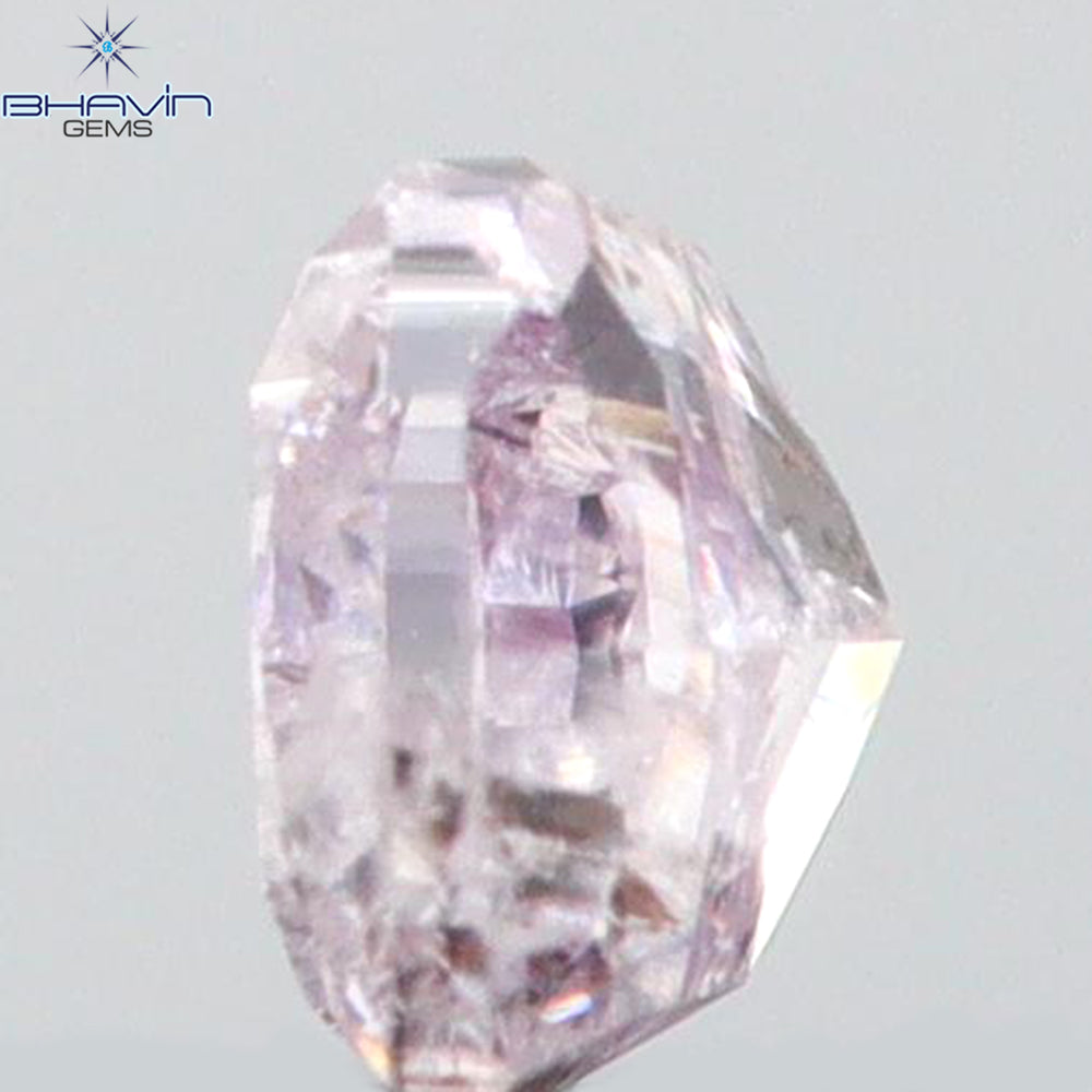 0.13 CT Cushion Shape Natural Diamond Pink Color I2 Clarity (2.80 MM)