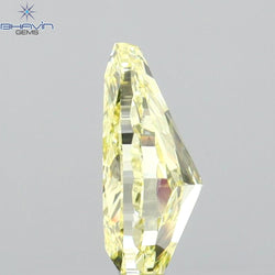 GIA Certified 0.74 CT Pear Diamond Yellow Color Natural Diamond (7.31 MM)