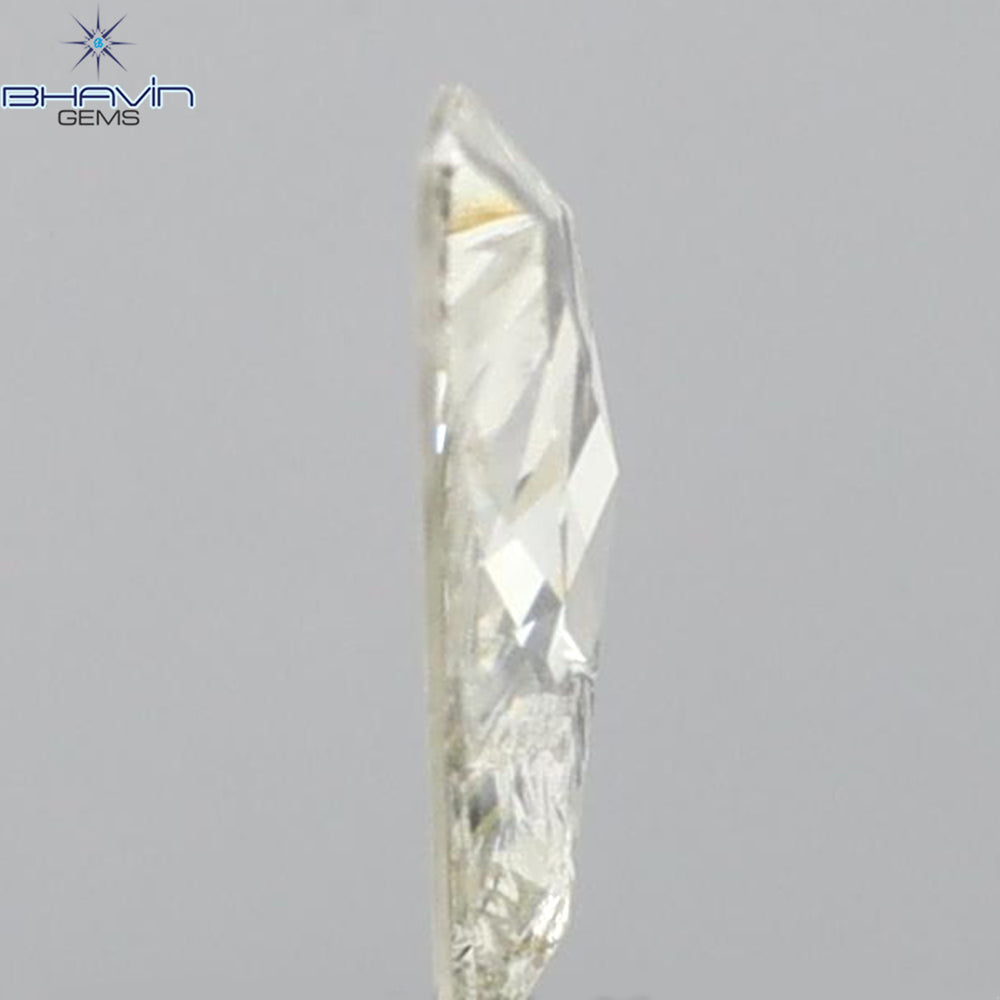 0.12 CT トライアングル シェイプ ナチュラル ダイヤモンド グリーン カラー SI2 クラリティ (3.44 MM)