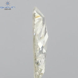 0.12 CT トライアングル シェイプ ナチュラル ダイヤモンド グリーン カラー SI2 クラリティ (3.44 MM)