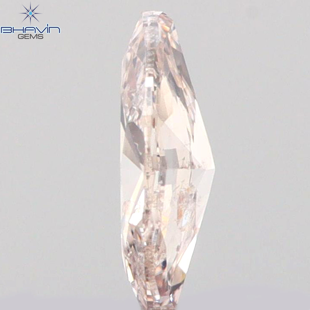 0.14 CT Marquise Shape Natural Loose Diamond Pink Color SI1 Clarity (5.03 MM)