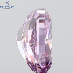 0.15 CT Cushion Shape Natural Diamond Pink Color VS2 Clarity (3.16 MM)