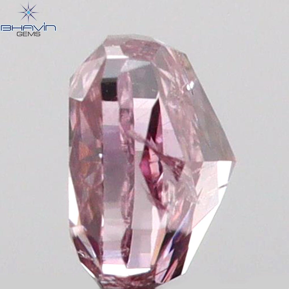0.17 CT Cushion Shape Natural Diamond Pink Color I2 Clarity (3.12 MM)