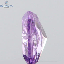 0.07 CT Radiant Shape Natural Diamond Pink Color I1 Clarity (2.80 MM)