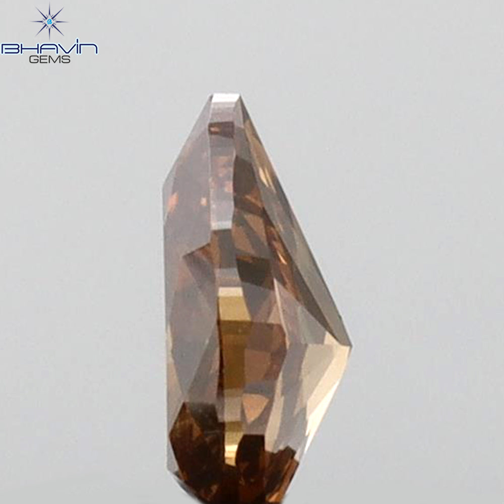 0.27 CT Pear Shape Natural Diamond Red Color VS2 Clarity (5.15 MM)
