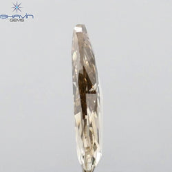 1.26 CT Heart Shape Natural Diamond Brown Color SI1 Clarity (10.03 MM)