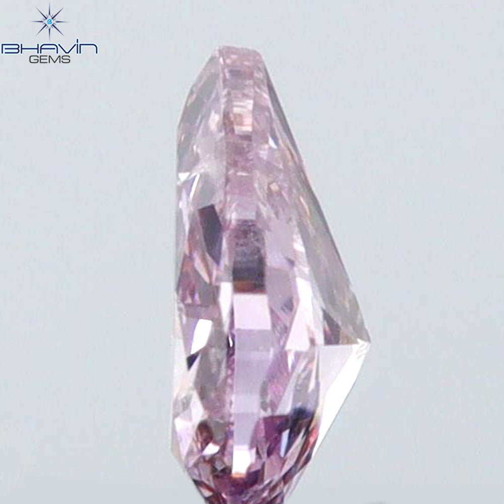 0.11 CT Pear Shape Natural Diamond Pink Color VS2 Clarity (3.90 MM)