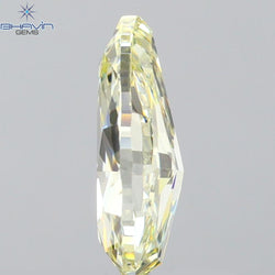 0.89 CT Pear Shape Natural Diamond Yellow Color VS2 Clarity (8.00 MM)