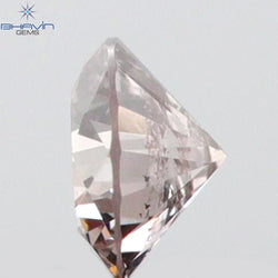 0.06 CT Round Shape Natural Diamond Pink Color SI1 Clarity (2.57 MM)
