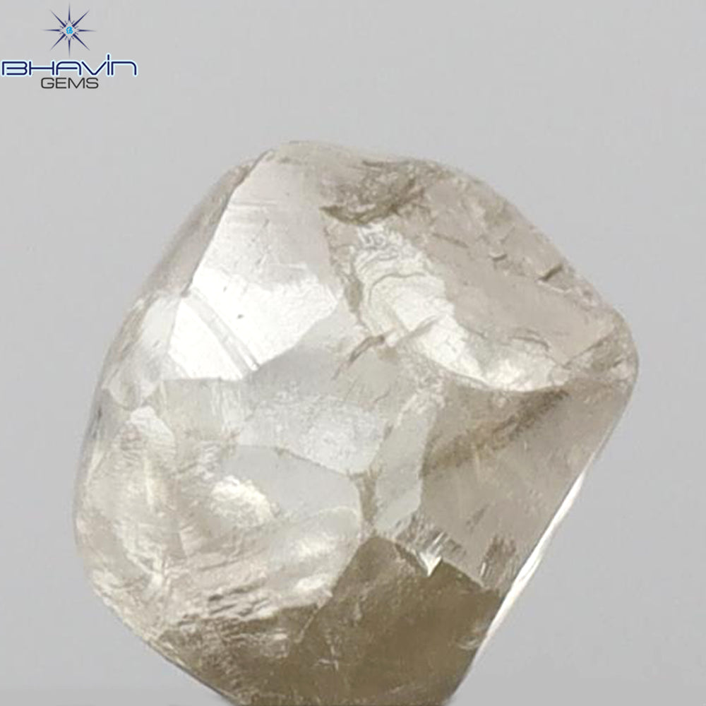 0.76 CT Rough Shape Natural Diamond Brown Color VS1 Clarity (4.12 MM)