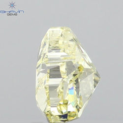 GIA Certified 1.00 CT Heart Diamond Yellow Color Natural Loose Diamond (6.30 MM)