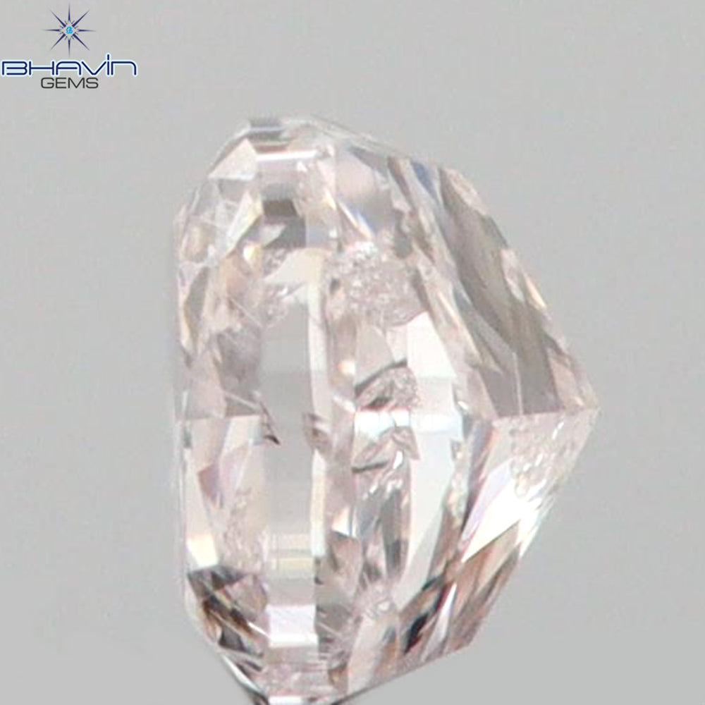0.09 CT Cushion Shape Natural Diamond Pink Color SI1 Clarity (2.44 MM)