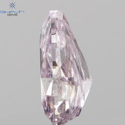 0.16 CT Pear Shape Natural Diamond Pink Color I2 Clarity (4.28 MM)