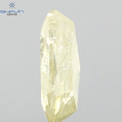 0.93 CT Oval Shape Natural Diamond Yellow Color I3 Clarity (7.18 MM)
