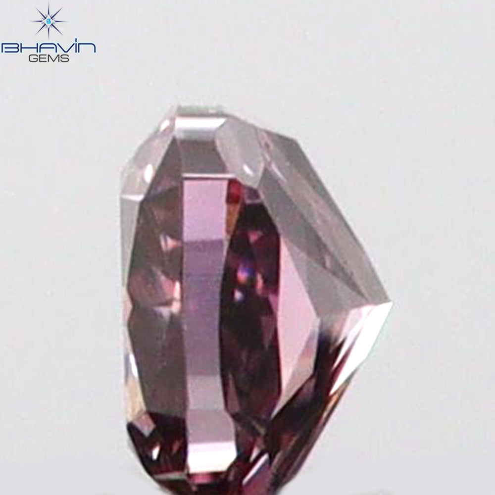 0.04 CT Cushion Shape Natural Diamond Pink Color SI1 Clarity (1.84 MM)
